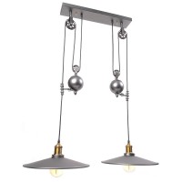 Люстра Industrial Pulley Metal Double
